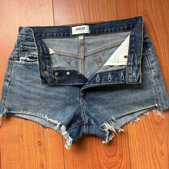 AGOLDE Parker Vintage Cut Off Shorts - Picture 5 of 8